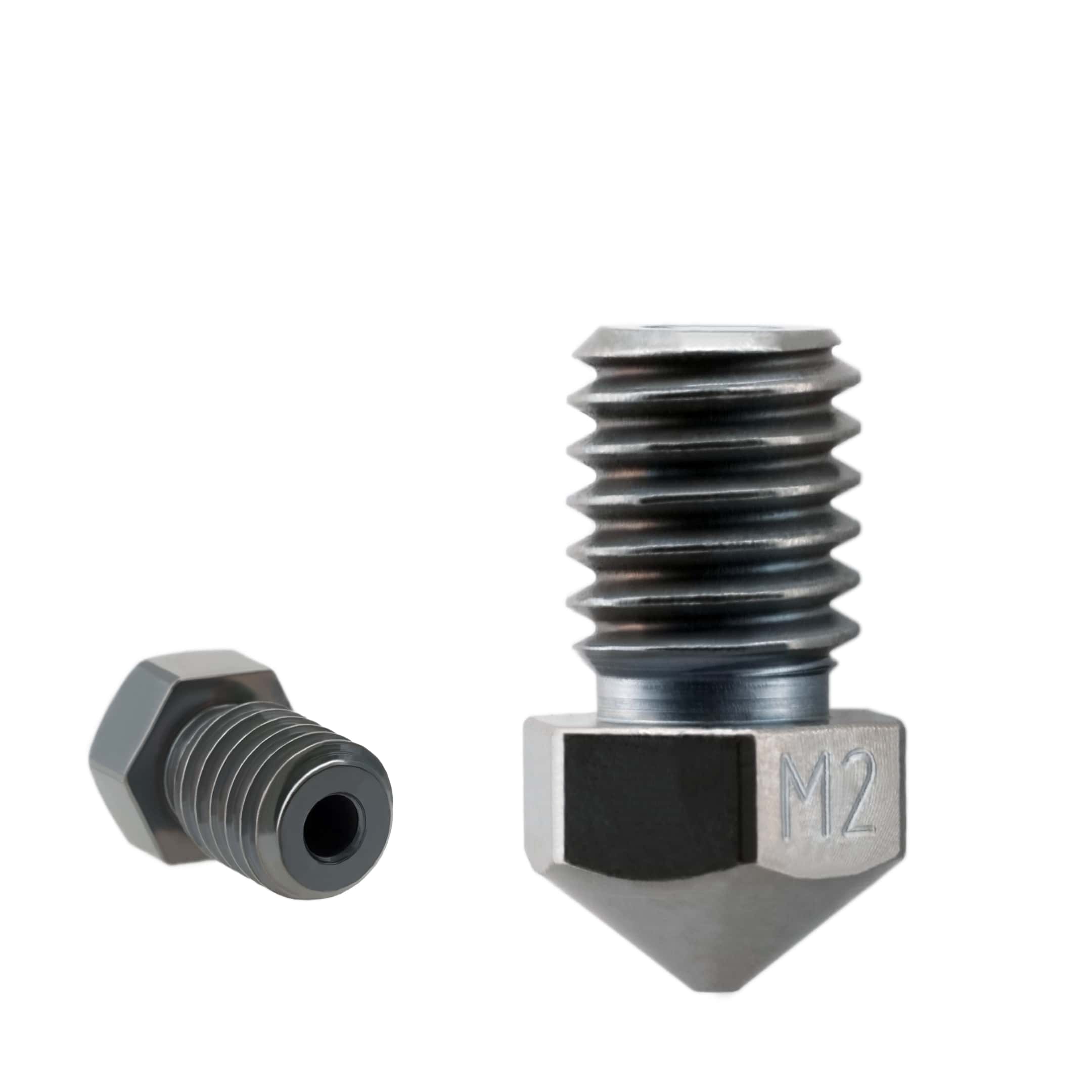 Micro Swiss M2 Hardened High Speed Steel Nozzle V6/RepRap - M6 Thread 1.75mm