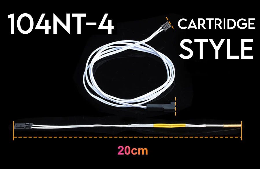 104NT - 4 Semitec Cartridge Style Thermistor 1.5/2M DrHotSwap HotSwappable for V6/Volcano - None - 39536041 - DREMC STORE