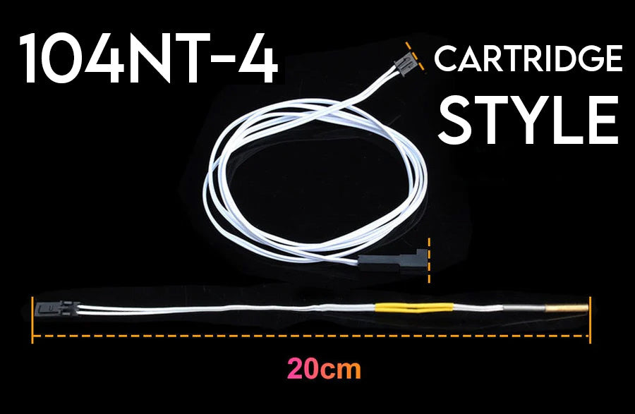 104NT-4 Semitec Cartridge Style Thermistor 1.5/2M DRHOTSWAP HOTSWAPABLE for V6/Volcano