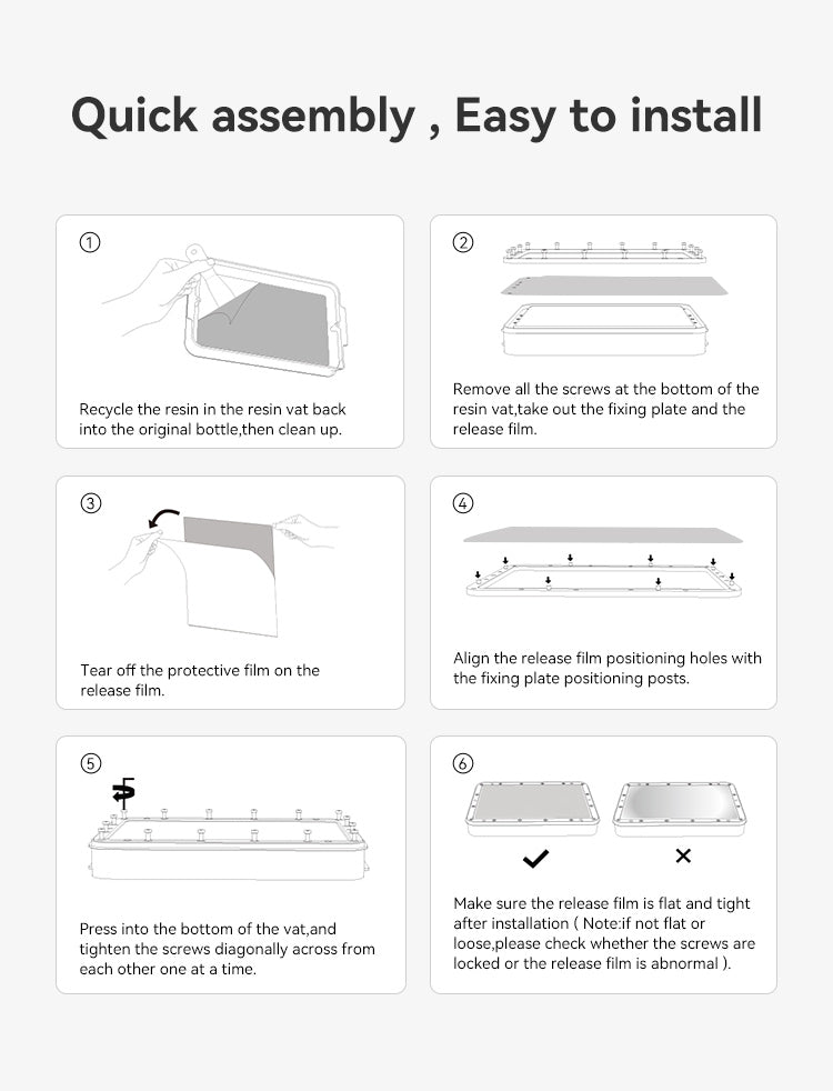 3pc Release Film ACF 160*235*0.3mm for 7inch Resin Machine - 4008020063 - DREMC STORE