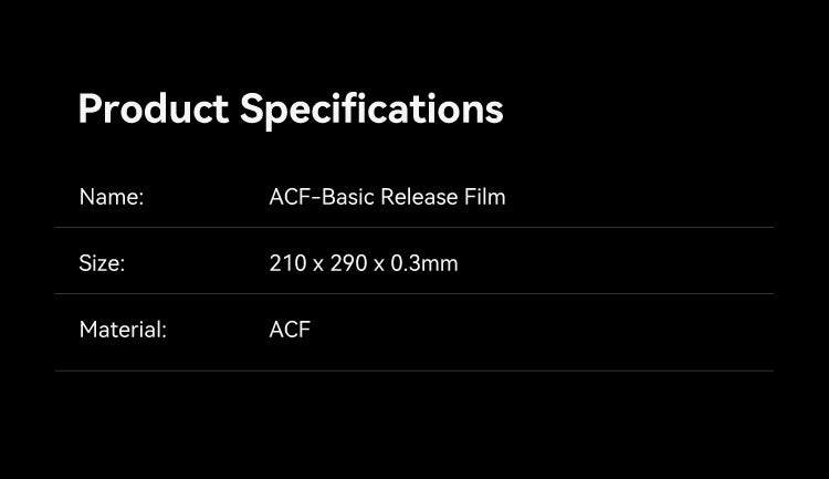 3pc Release Film ACF 290*210*0.3mm for Halot Mage Pro, Saturn 3 Ultra, Mono M5 - 4008020055 - DREMC STORE