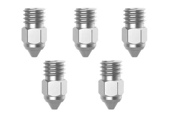 5PC Creality Copper Alloy Plated Nozzle Kit for CR 6 SE / MAX / CR10 Smart / Ender 3 S1 - 4004020053 - DREMC STORE