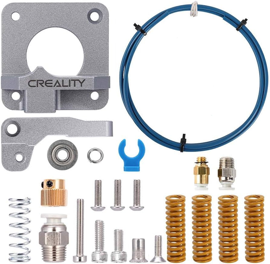 Creality Ender 3/5 CR-10 Series All Metal Extruder & Capricorn PTFE Upgrade Kit