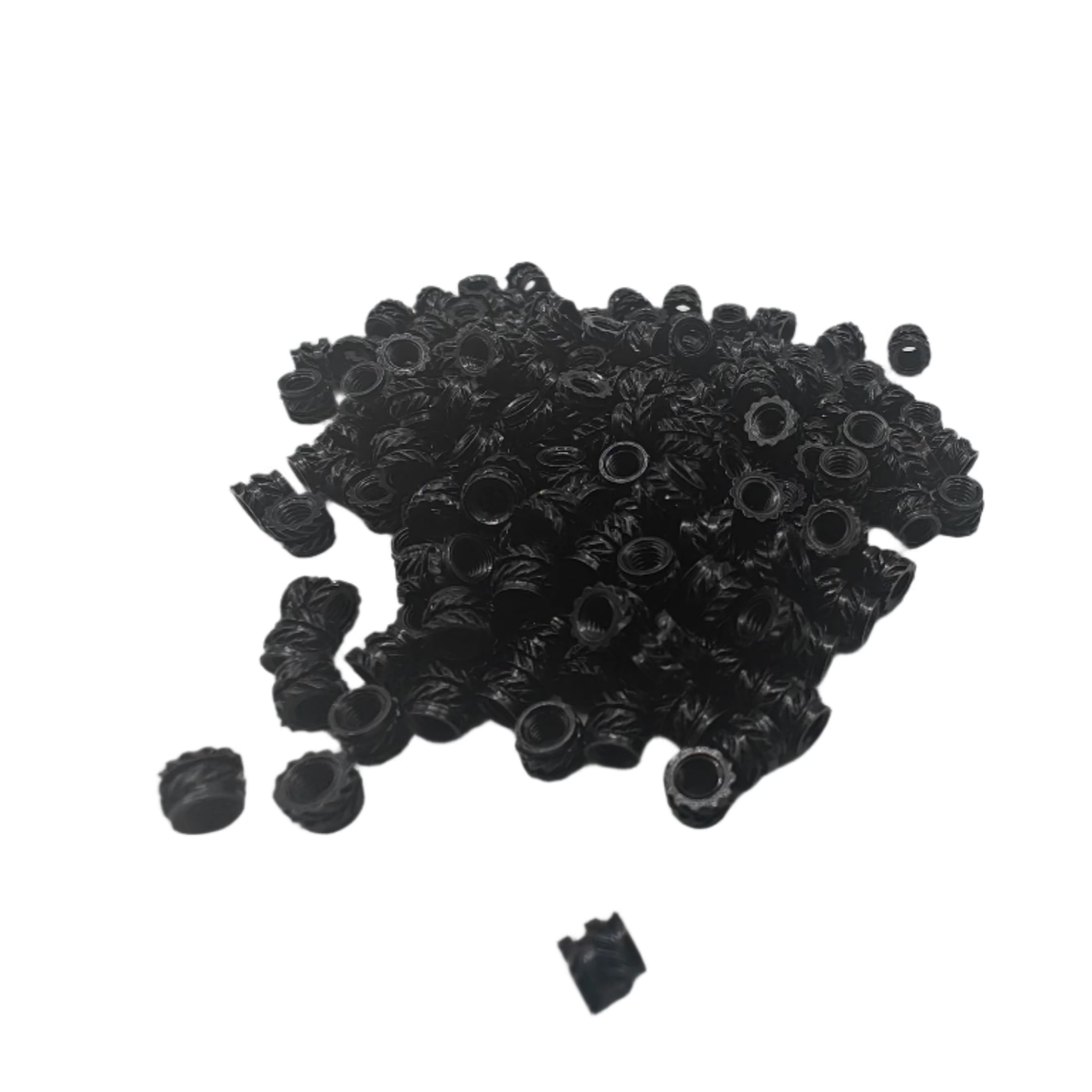 Black Nickel Coated Threaded Heat Set Inserts - Insert Diamater (D) - DR-BH-M3THI5X4 - DREMC STORE