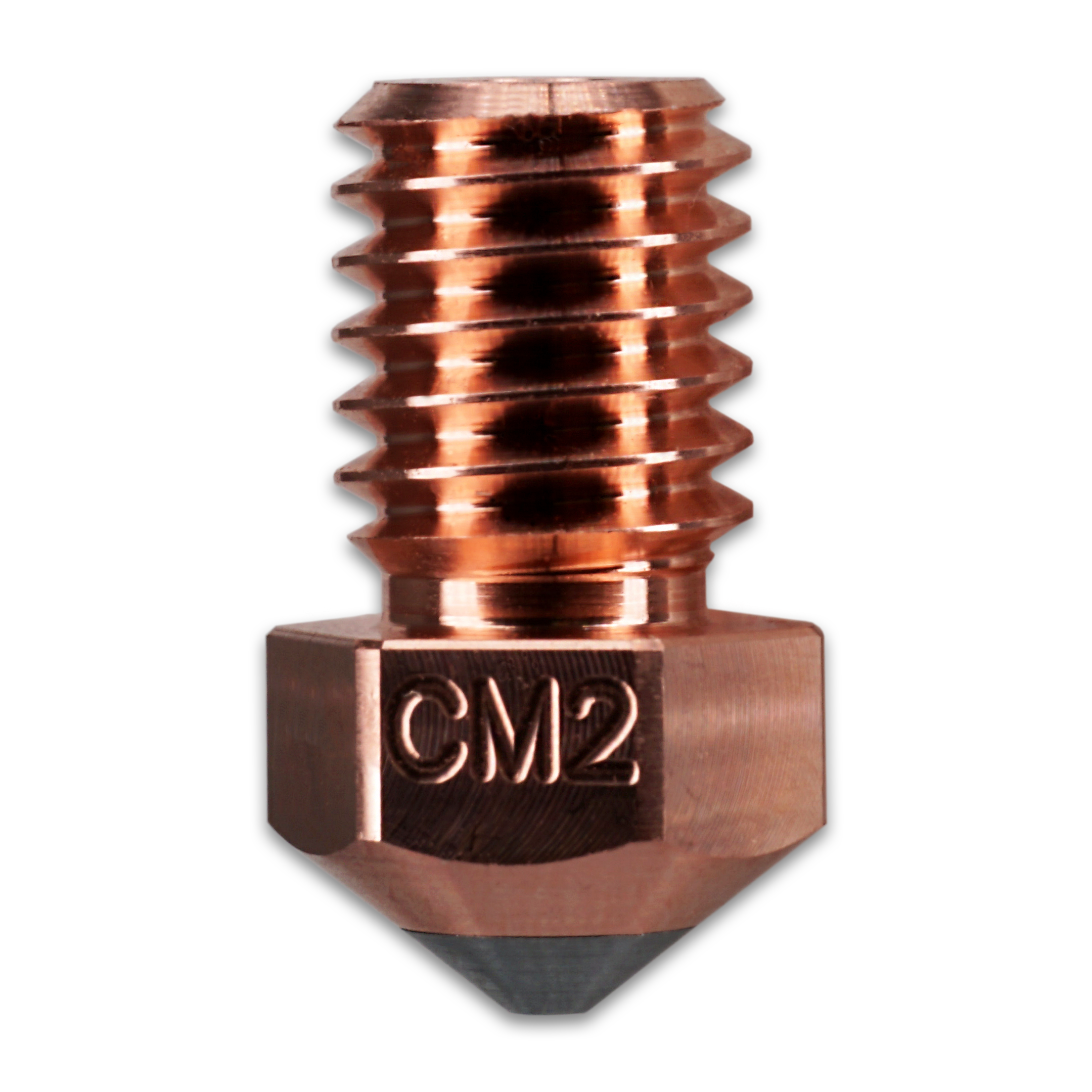 Micro Swiss CM2™ Hardened High Speed Steel Nozzle RepRap - M6 Thread 1.75mm
