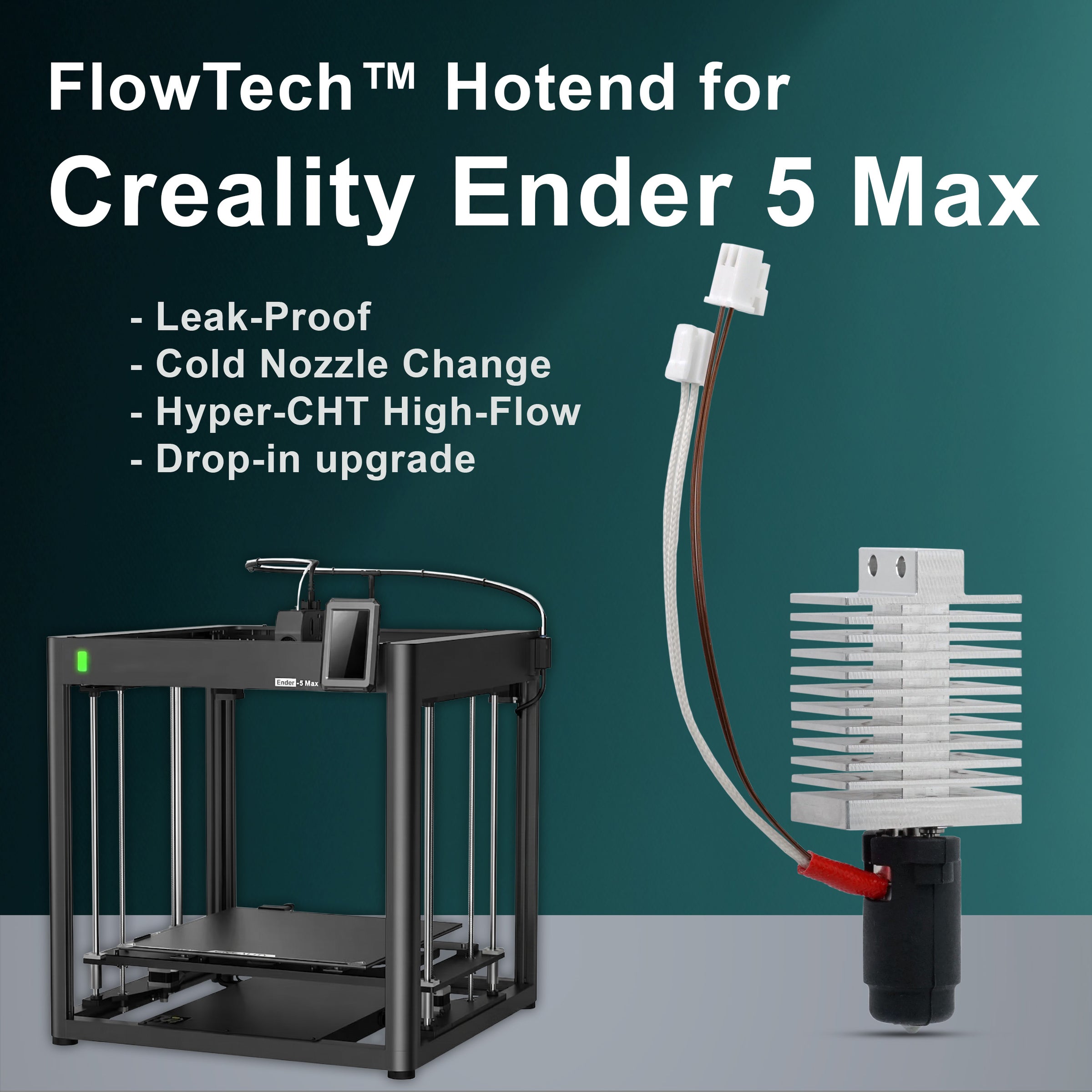 Micro FlowTech™ Hotend for Creality Ender 5 Max