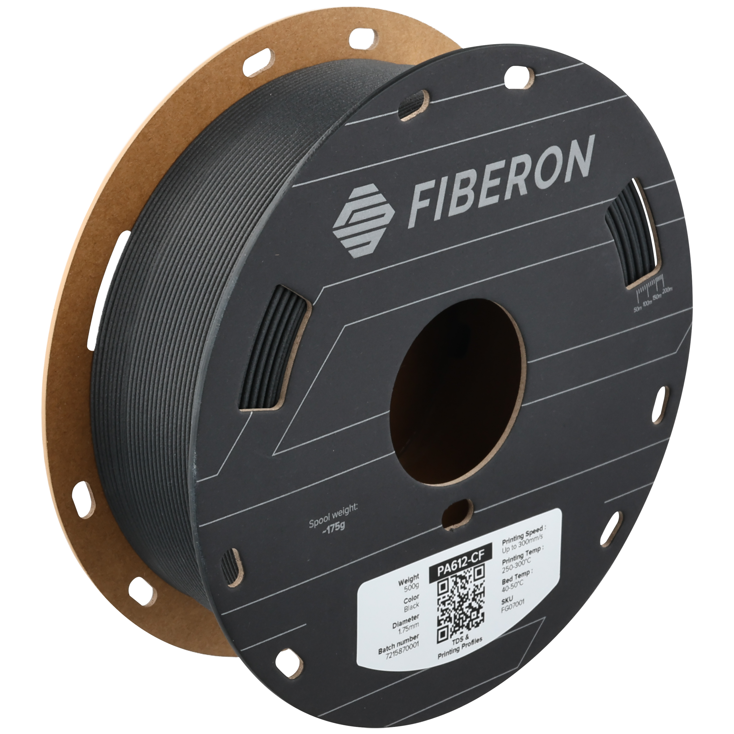Polymaker Fiberon PA612-CF15 Nylon 500g 1.75mm (aka PolyMide)