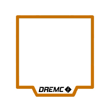 A simplify outline of a 3d printer flex build plate