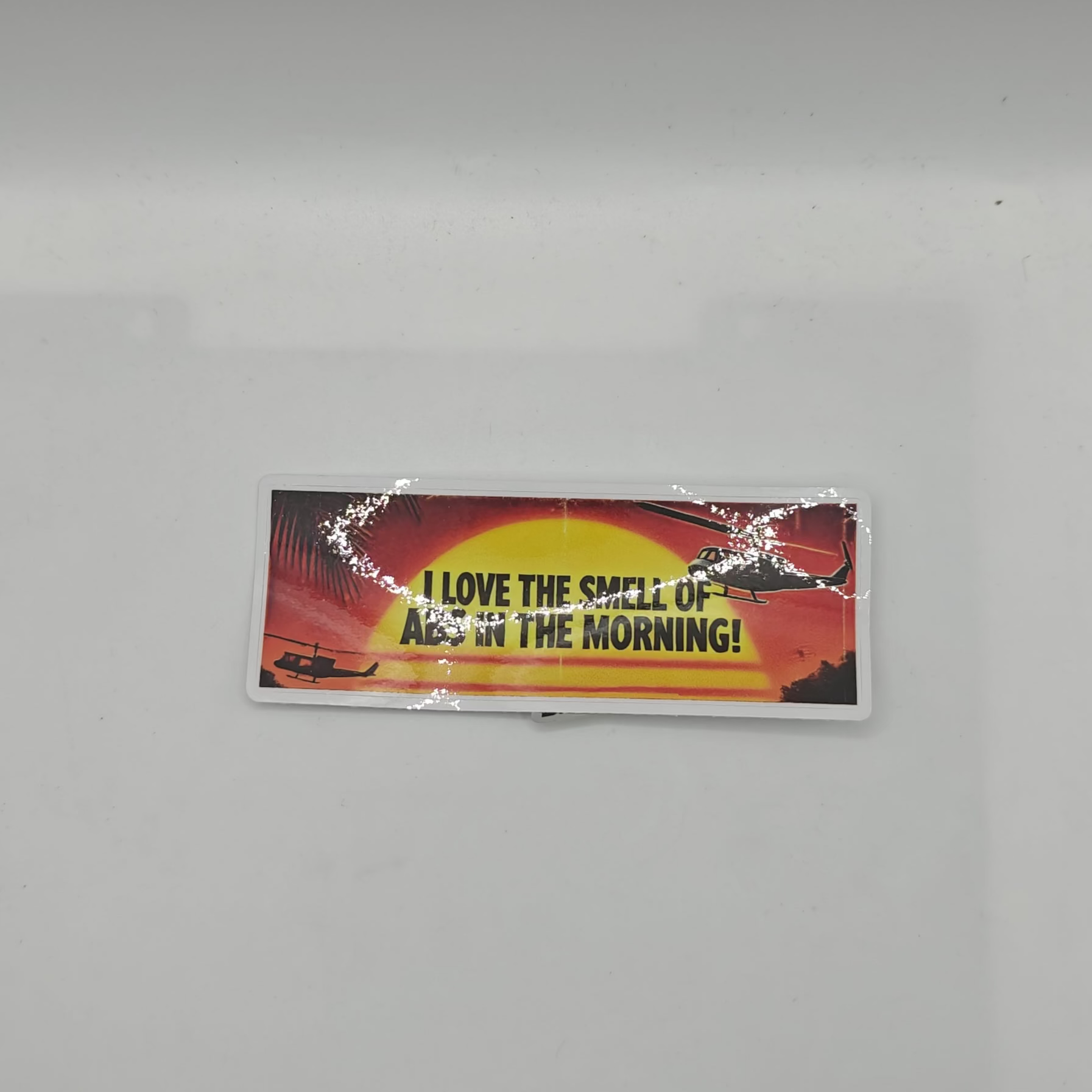 Small rectangular sticker with colorful design and text on a white background  - Dr Mursey Stickers