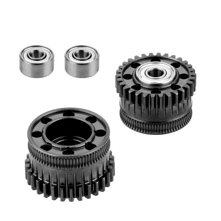 K2 Plus Metal Extruder Gear (DLC Coating) by Fysetc