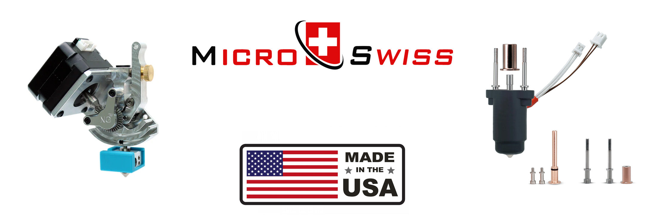 Micro Swiss Flow Tech Hotend for K1 and MIcro Swiss NG Extruder, Made in the USA