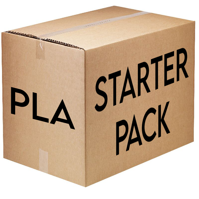 PLA 3D Printing Filament 1.75mm Starter Pack Box (6 x 1KG)