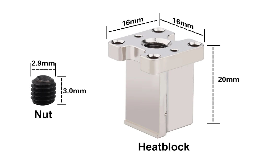 Trianglelab Dragon Ace™ Hotend Spare Parts