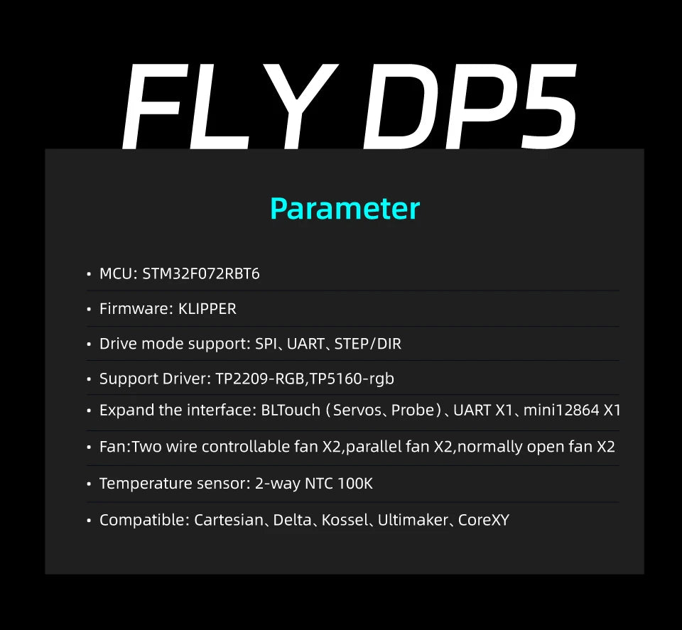 Mellow Fly-DP5 Control Board 32-bit ARM Chip