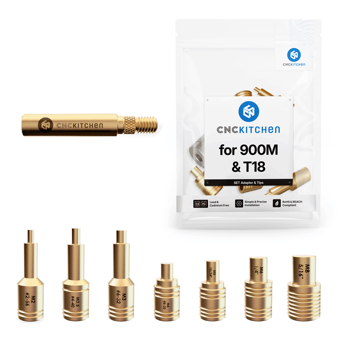 CNC Kitchen Soldering Tips for 900M & T18