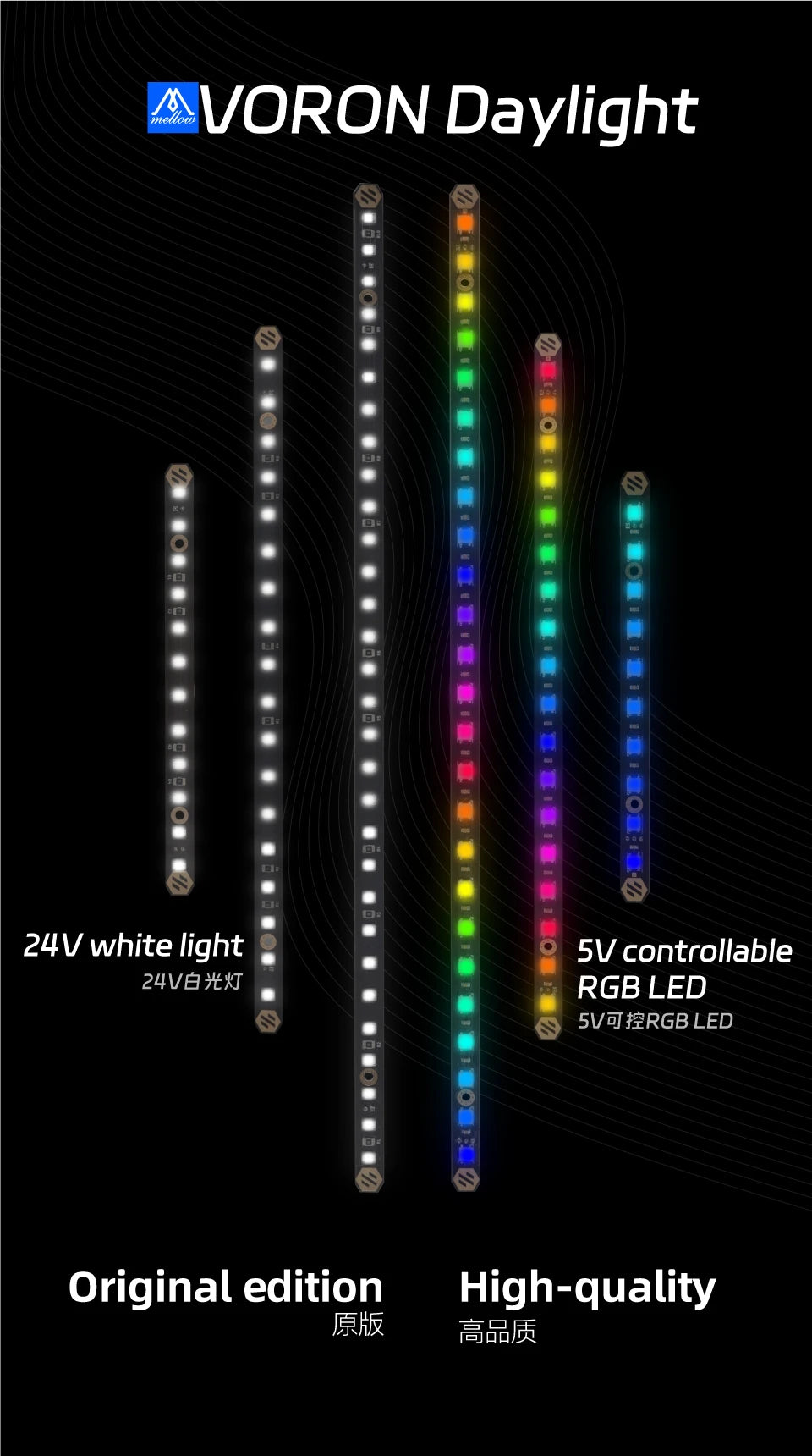 Daylight & Daylight Neo (RGB) Daylight LED Bar (1pc) by Mellow3D