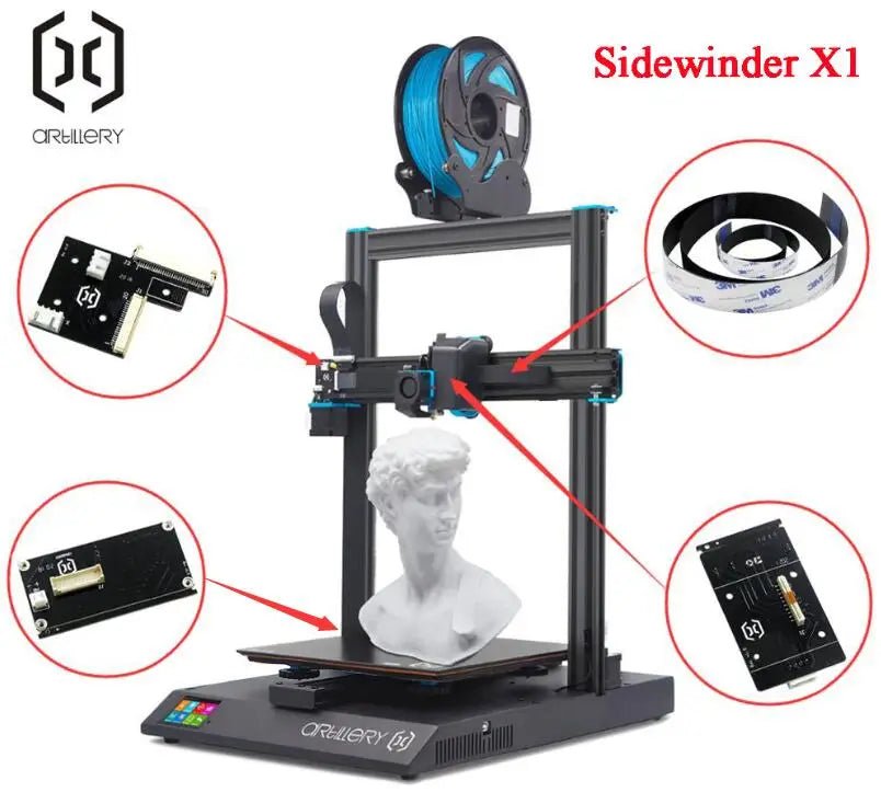 Artillery Sidewinder X1 / Genius PCB + Ribbon Cable - Artillery X1 - ART - X1 - PCB - KIT - DREMC STORE