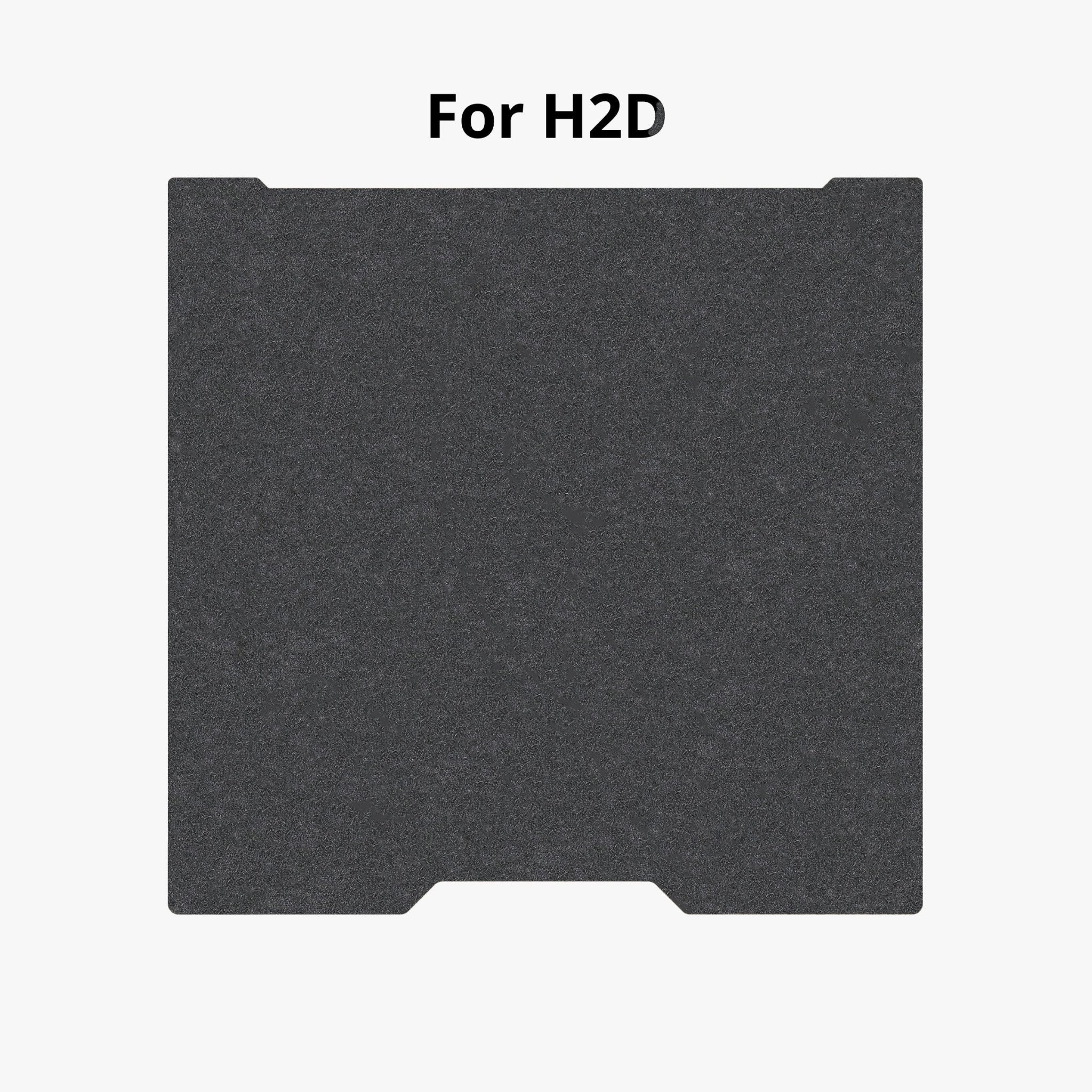 Bambu Lab H2D Black Steel Textured PEI Spring Steel Build Plate - Singled Sided - DRB - 355 - 346 - BAMBU - S - DREMC STORE