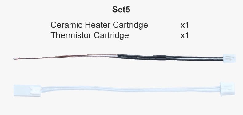 Bambu X1 Series Ceramic Heater & Thermistors - 80117673 - DREMC STORE