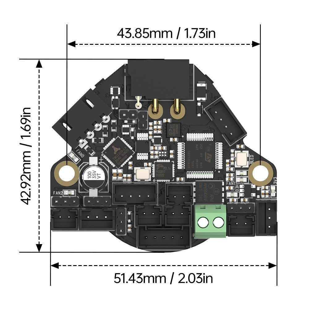 Bigtreetech EBB 36/42 Gen 2 Can Bus / USB for Klipper Hotend Tool Head - EBB36 Gen 2 V1.0 - 1030000188 - DREMC STORE
