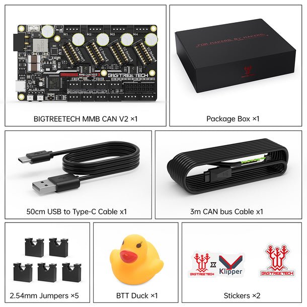 Bigtreetech ERCF Control Board MMB CAN V2.0 - MMB Can Board + EZ2209 - 1030000160*1+1050000060*2 - DREMC STORE