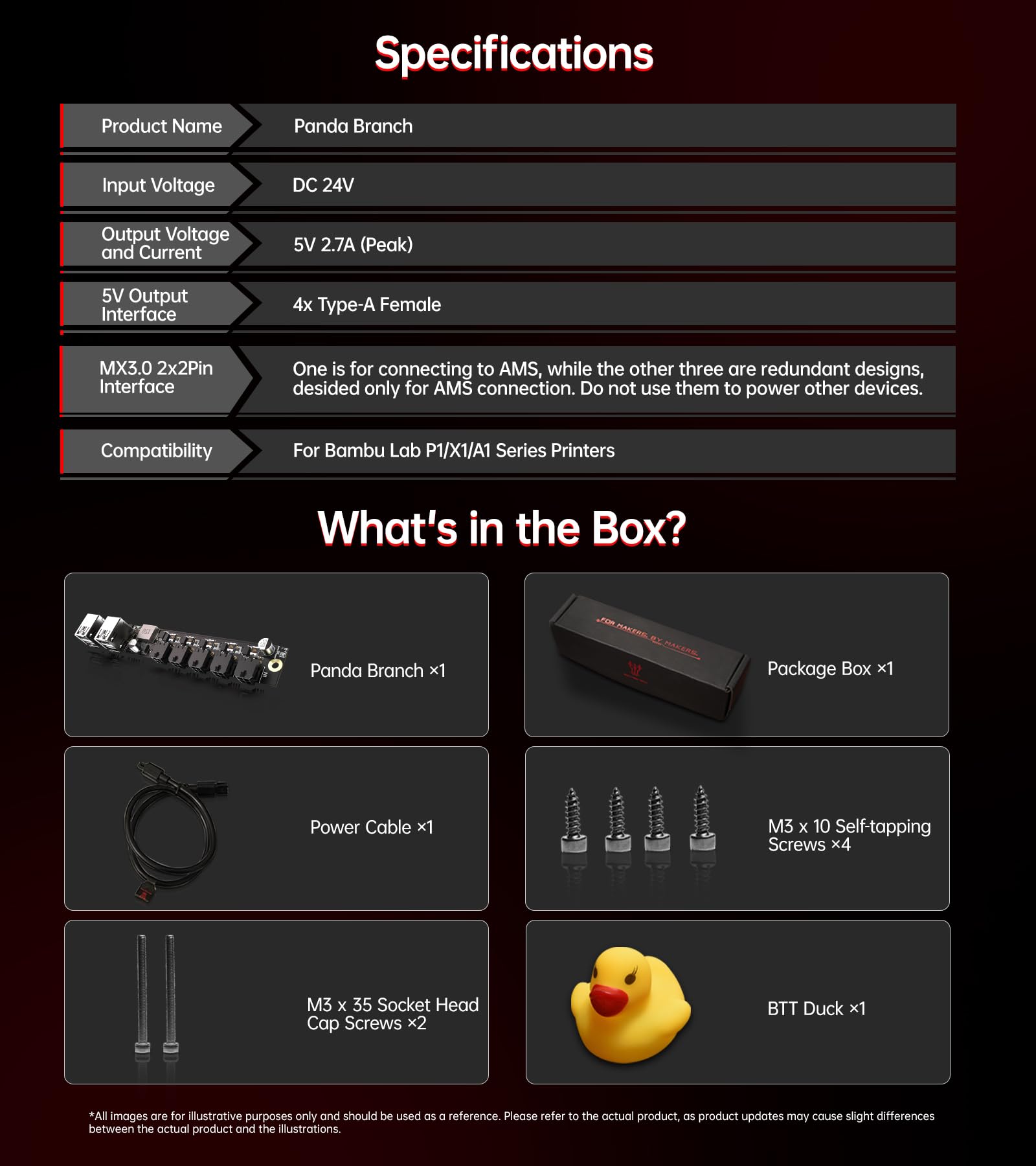 Bigtreetech Panda Branch V1.0 Power Expansion Board - Panda Branch - 1030000159 - DREMC STORE