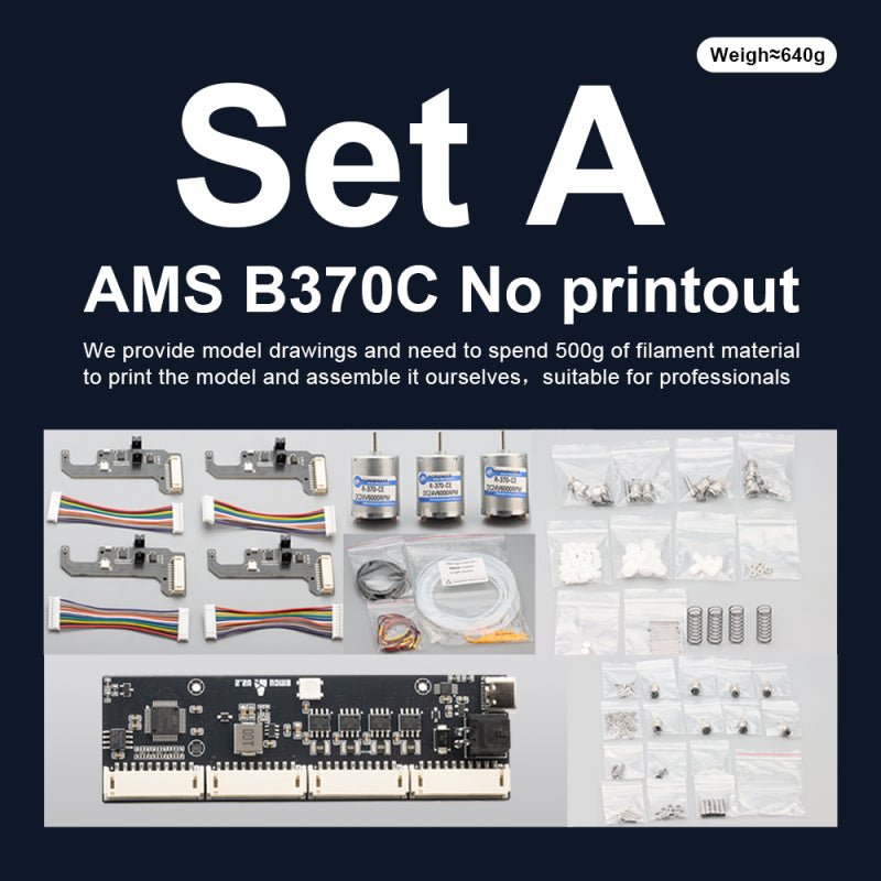 BMCU AMS / AMS lite / BMCU 370 / BMCU Hardware Kit Bambu Lab AMS FOR A1 A1mini - Hardware Kit - TL - BMCU - A - DREMC STORE