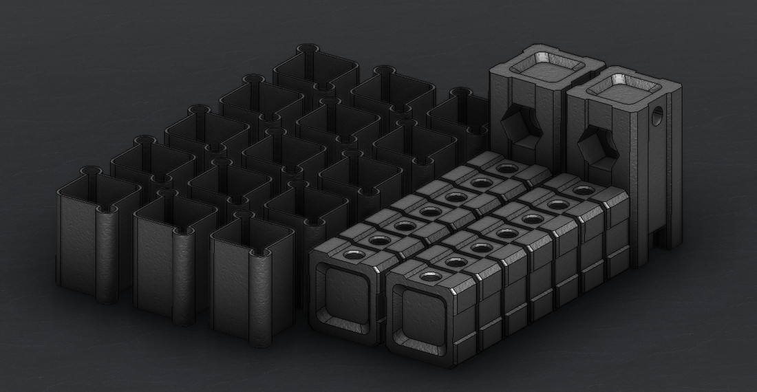 Carbonara CF X Beam Printed Parts Only - 250 - DR - PRINT - CARB - 250 - DREMC STORE