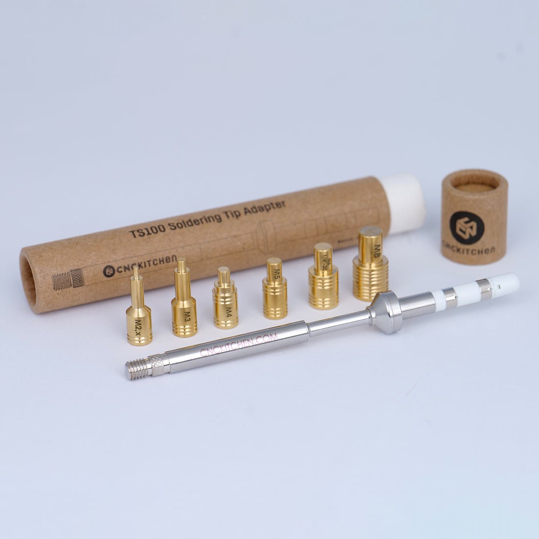 CNC Kitchen TS100/101 Soldering Adapter + Tips Set - 4262391010082+4262391010075 - DREMC STORE