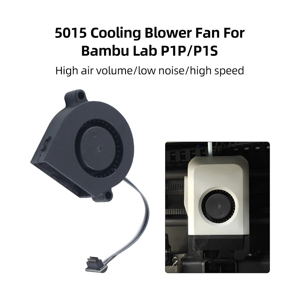 Compatible Bambu Lab P1P/P1S 5015 Part Cooling Blower Fan - FN-511001-10 - DREMC STORE