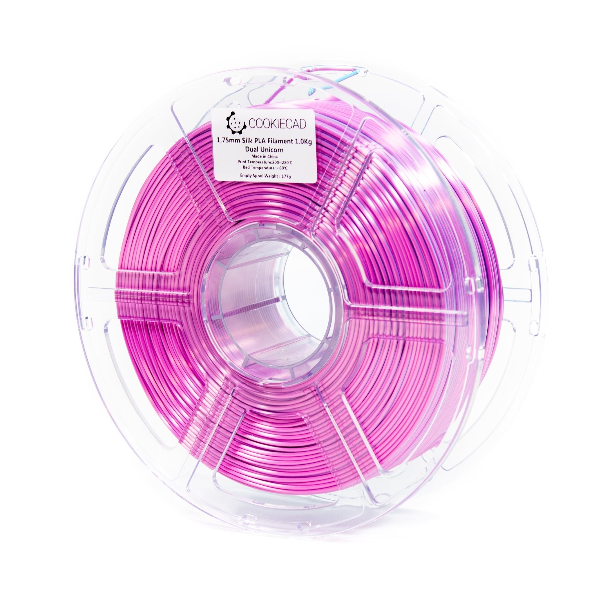 Cookiecad PLA Silk Gradient Filament 1.75mm 1kg - Silk Dual Unicorn - X003LB5AO7 - DREMC STORE