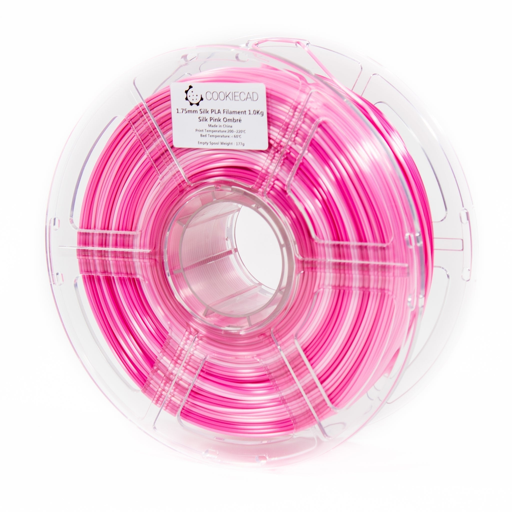 Cookiecad PLA Silk Gradient Filament 1.75mm 1kg - Silk Pink Ombré - X003LB5UHJ - DREMC STORE