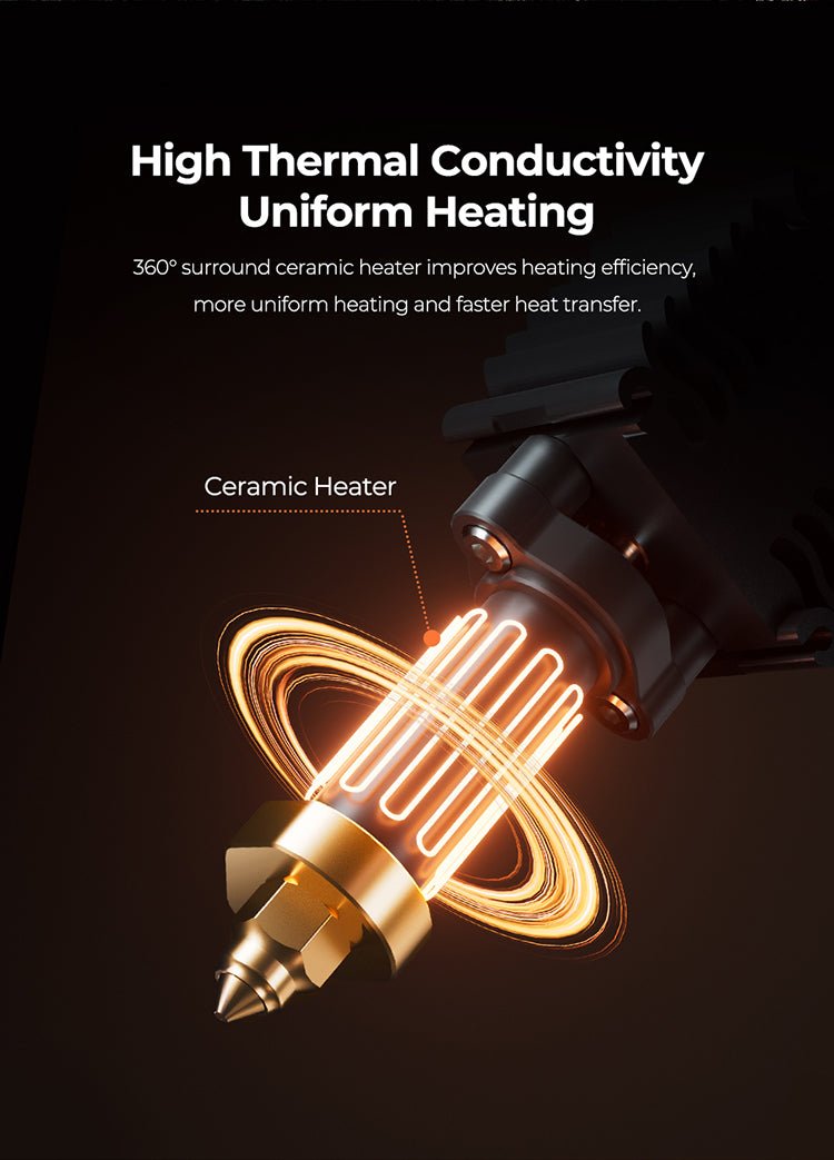 Creality Ender 5 Max Ceramic Hotend Heating Block Kit - 4001030151 - DREMC STORE