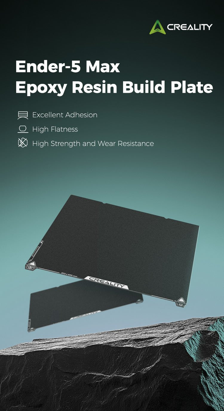 Creality Ender 5 Max Epoxy Resin Texture Build Plate 430*415mm - 4004090143 - DREMC STORE