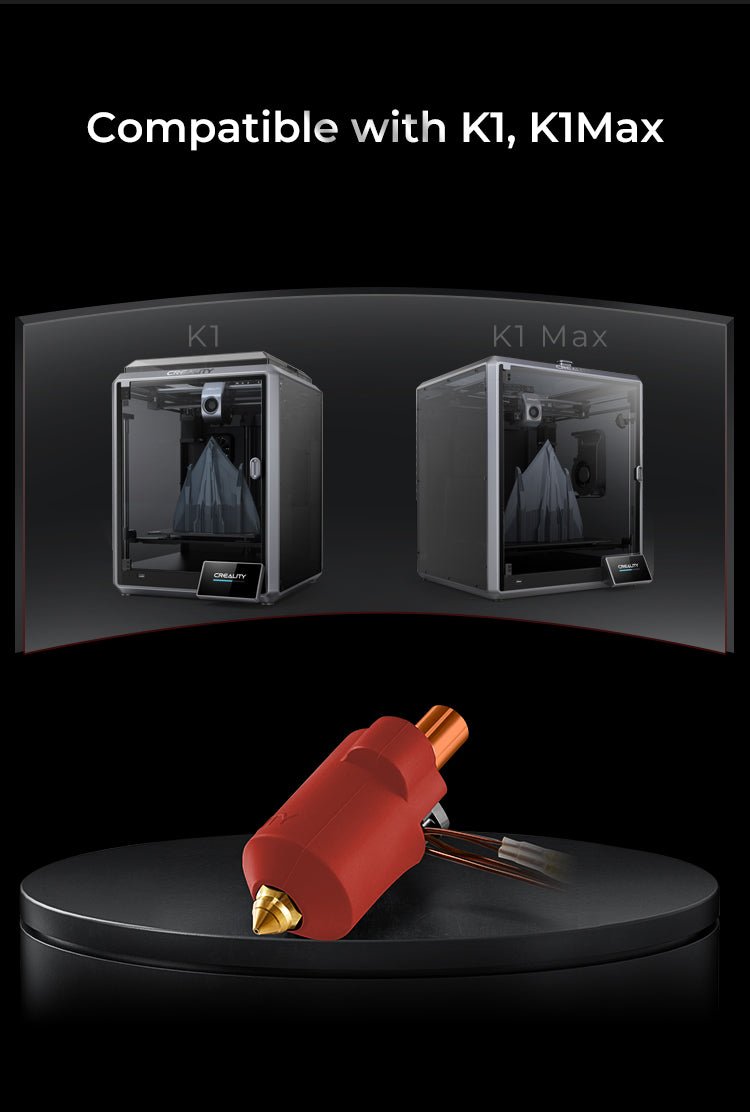 Creality K1 Official Ceramic Heating Block Hotend Kit for Creality K1, K1 Max 2023 - 4001030120 - DREMC STORE