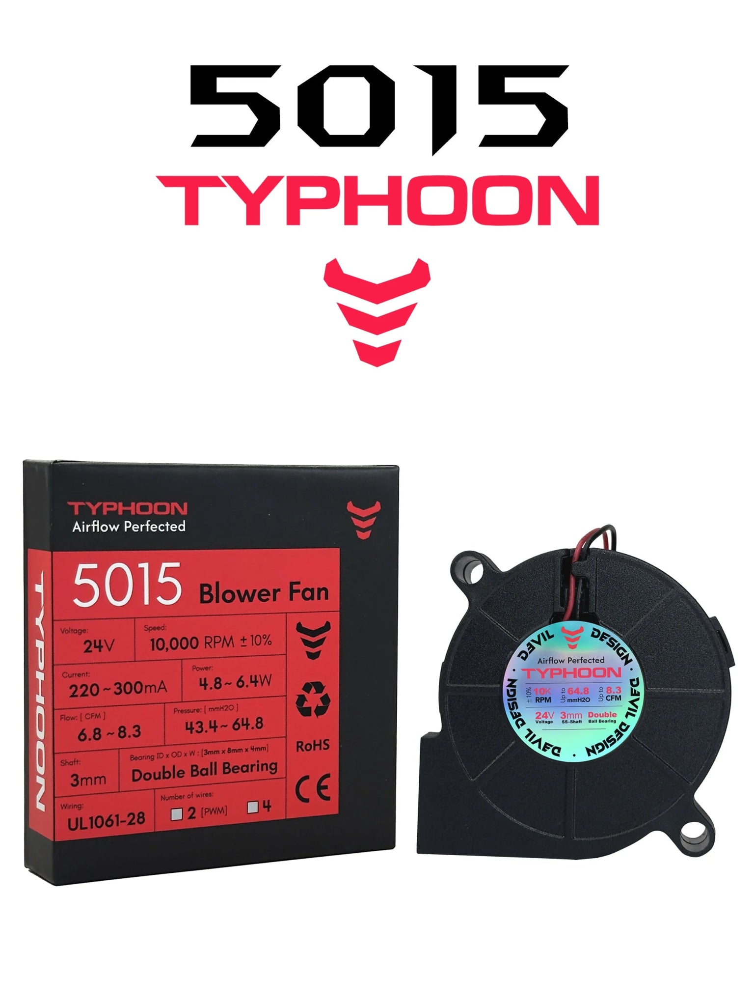 Devil Design Typhoon Blowers 5015 - 2 Wire - DD - TYPHOON - 5015 - 2W - DREMC STORE
