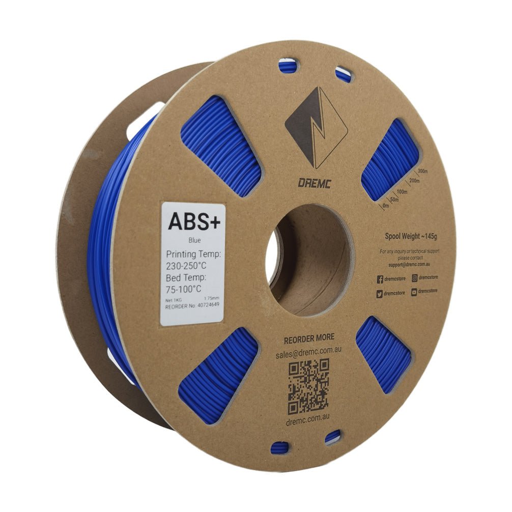 DREMC ABS+ Filament 1.75mm 1kg - Blue - DR - ABSP - BLU - DREMC STORE