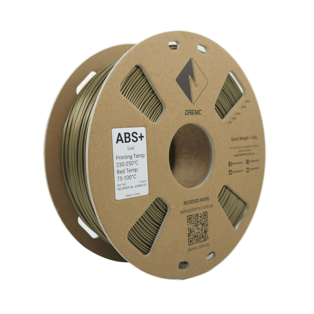 DREMC ABS+ Filament 1.75mm 1kg - Gold - DR - ABSP - GLD - DREMC STORE