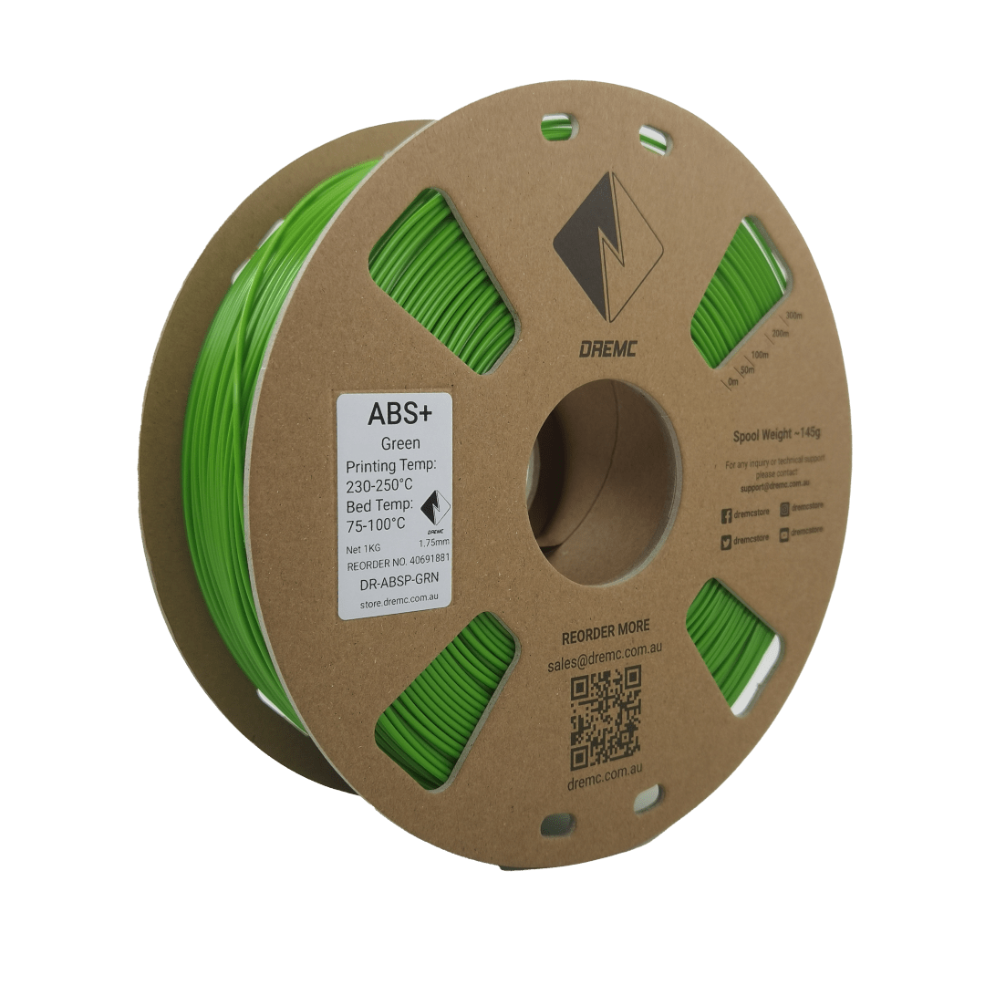 DREMC ABS+ Filament 1.75mm 1kg - Green - DR - ABSP - GRN - DREMC STORE