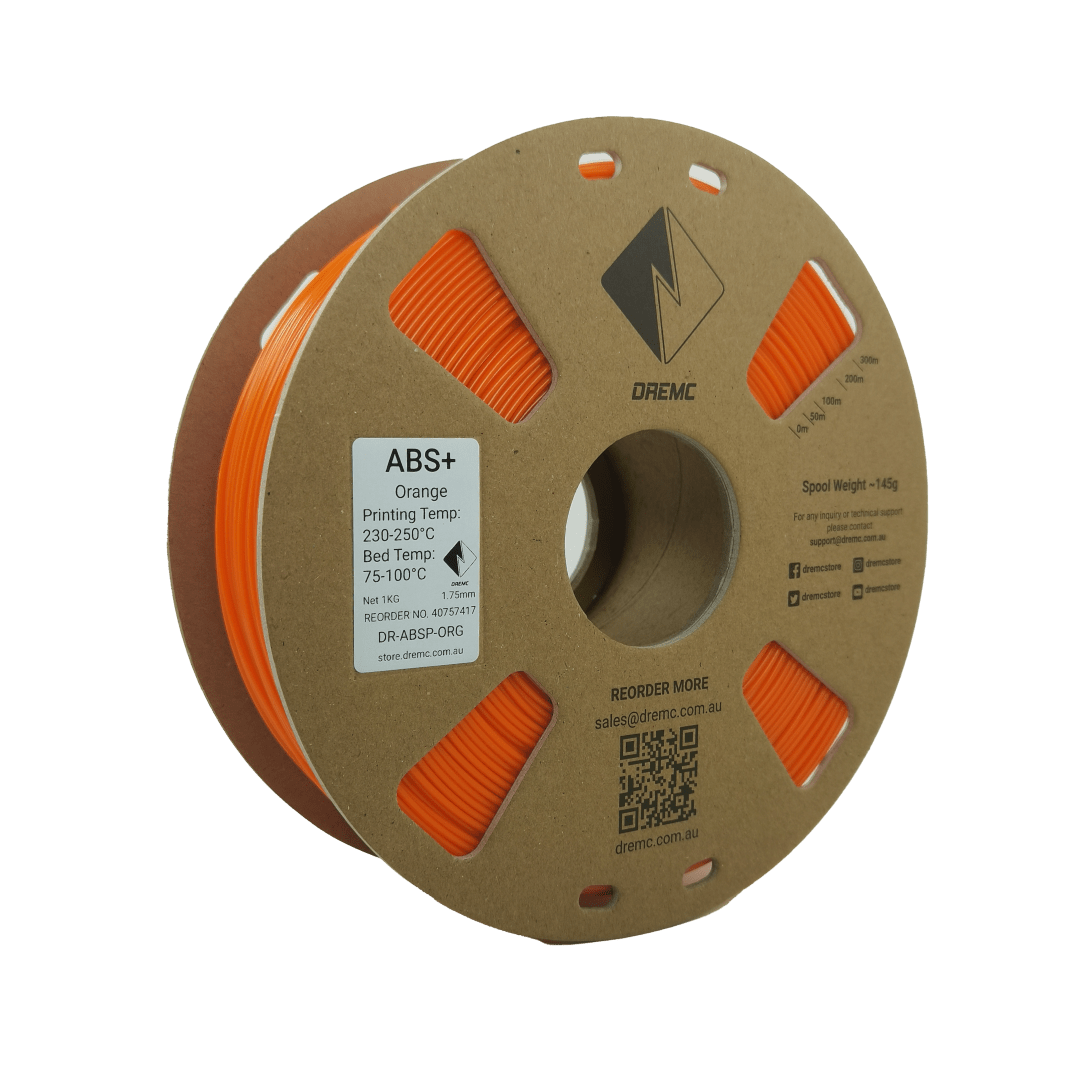 DREMC ABS+ Filament 1.75mm 1kg - Orange - DR - ABSP - ORG - DREMC STORE