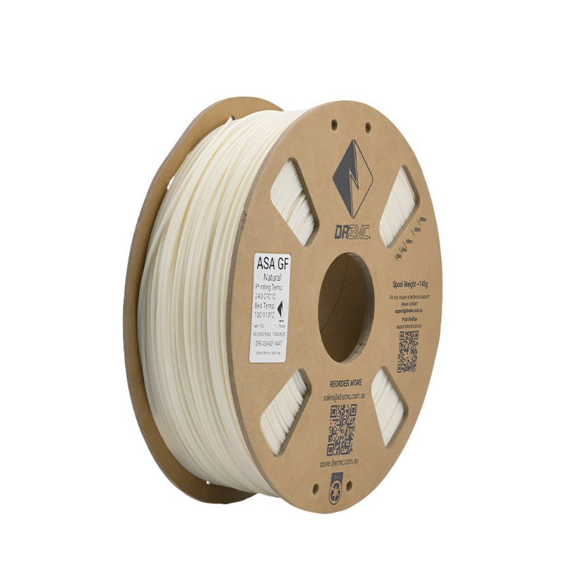 DREMC ASA GF Glass Fibre Filament 1.75mm 1kg - Natural - DR - ASAGF - NAT - DREMC STORE
