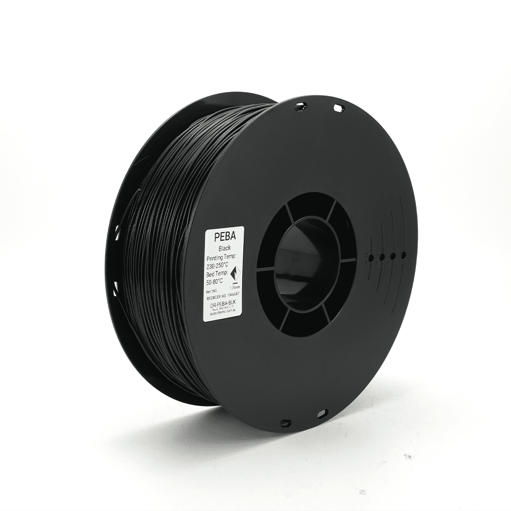 DREMC PEBA 90A Filament 1.75mm 1kg - Black - DR-PEBA-BLK - DREMC STORE