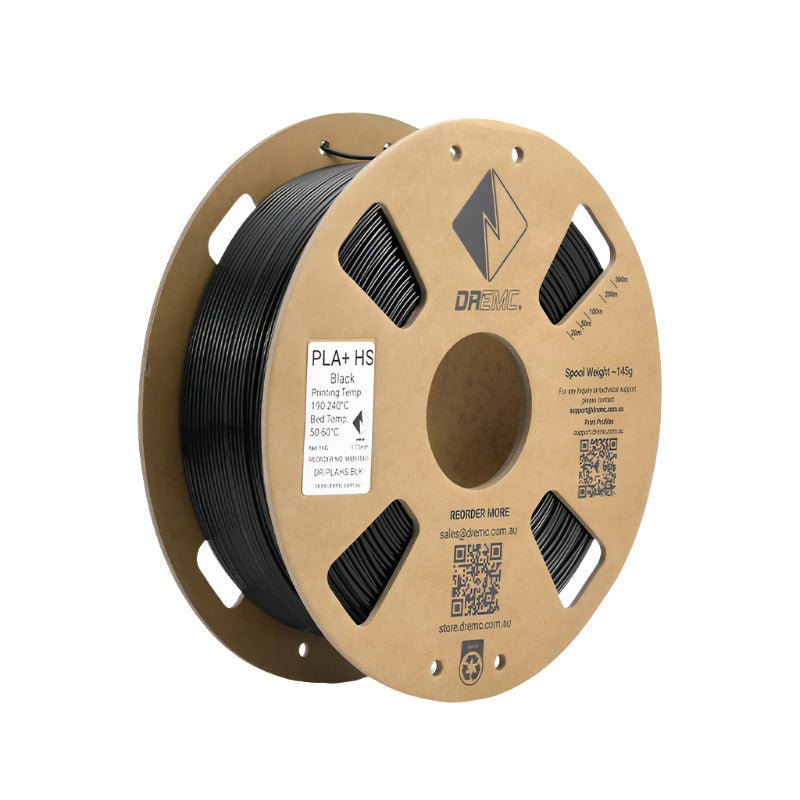 Cardboard spools of DREMC PLA+ HS Black Filament