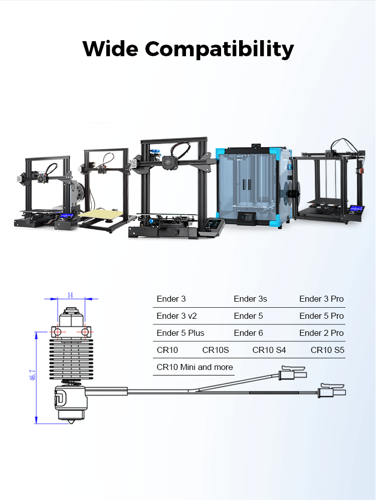 E3D Revo™ CR for Creality Printers / Creality CR10 Mount - 24v - REVO - CREALITY - 175 - 24V - AS - FL - DREMC STORE