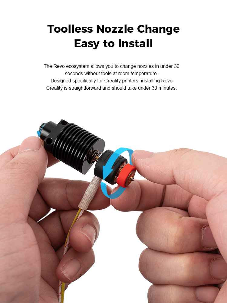 E3D Revo™ CR for Creality Printers / Creality CR10 Mount - 24v - REVO - CREALITY - 175 - 24V - AS - FL - DREMC STORE