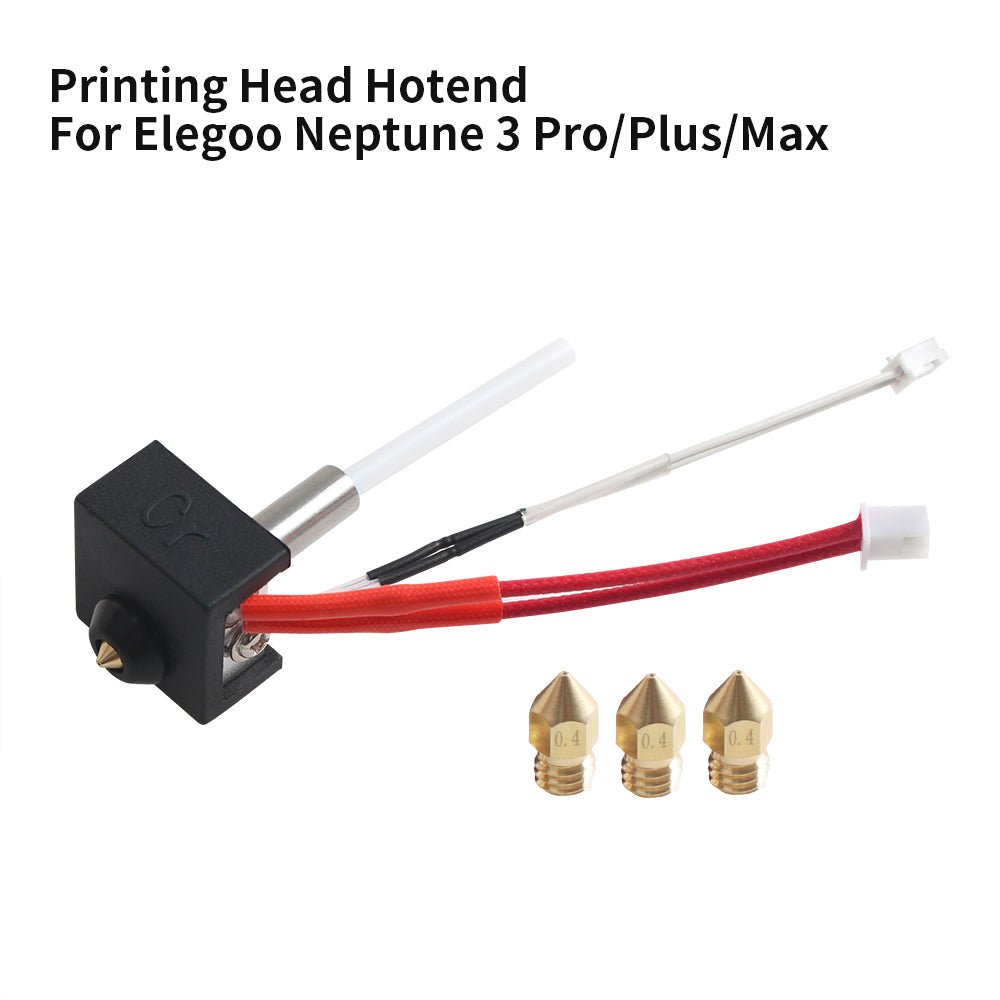 Elegoo hotend nozzle assembly kit for Neptune 3 Series - F - NPT - 3 - HK - DREMC STORE