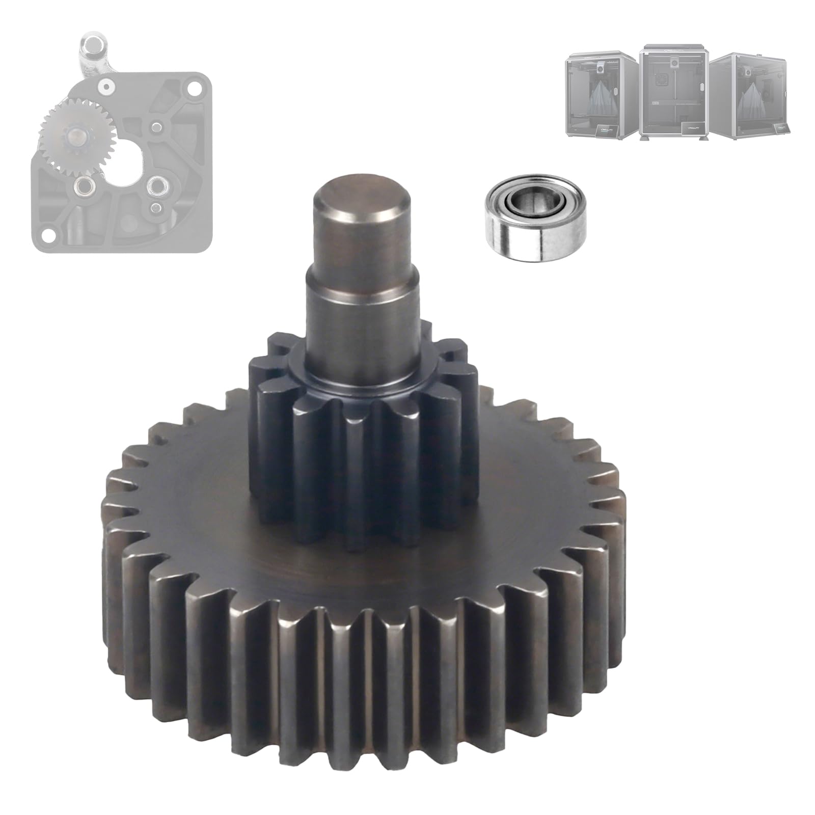 For Creality K1 Series Extruder Transmission Reduction Gear - F-K1TRG - DREMC STORE