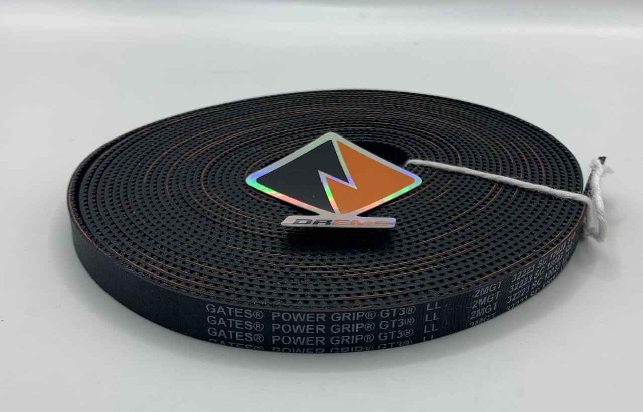 Gates Powergrip® GT3 2MGT - 9 9mm (2m/6m) Pre - Cut Timing Belt - 2000mm (2m) - 2MGT3 - 009 - 2000 - DREMC STORE