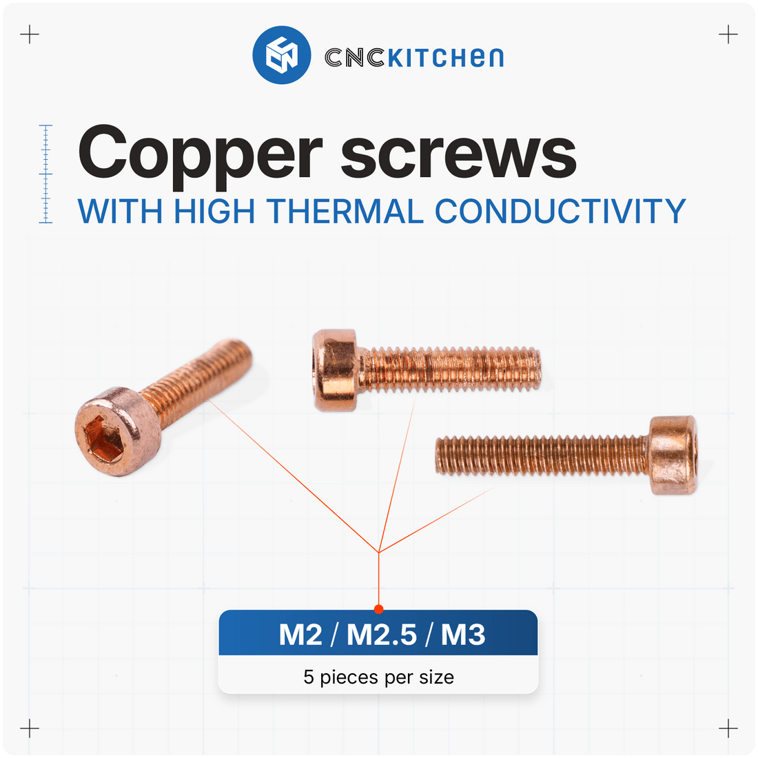 Insert Removal Tool V2 for M2, M2.5 & M3 - TC - RT - M2 - M3 - DREMC STORE