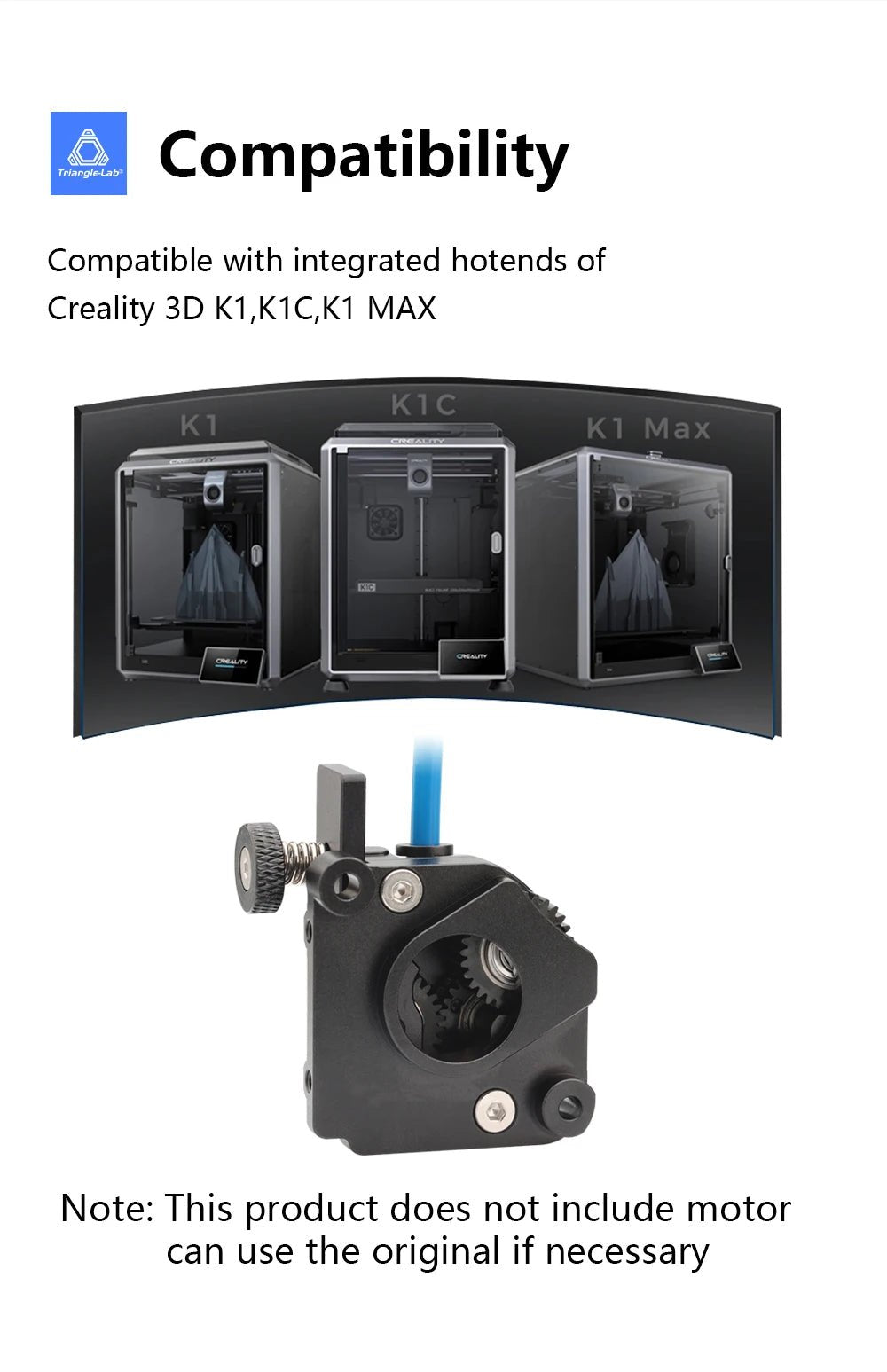 K1 Series Metal Extruder Assembly - Trianglelab - - DREMC STORE